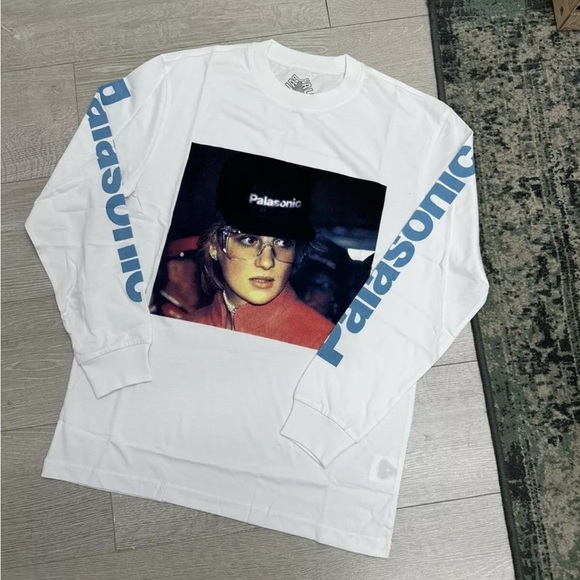 PALACE Palasonic Diana Longsleeve White Tee | Size  Large NWT never worn - Picture 4 of 4